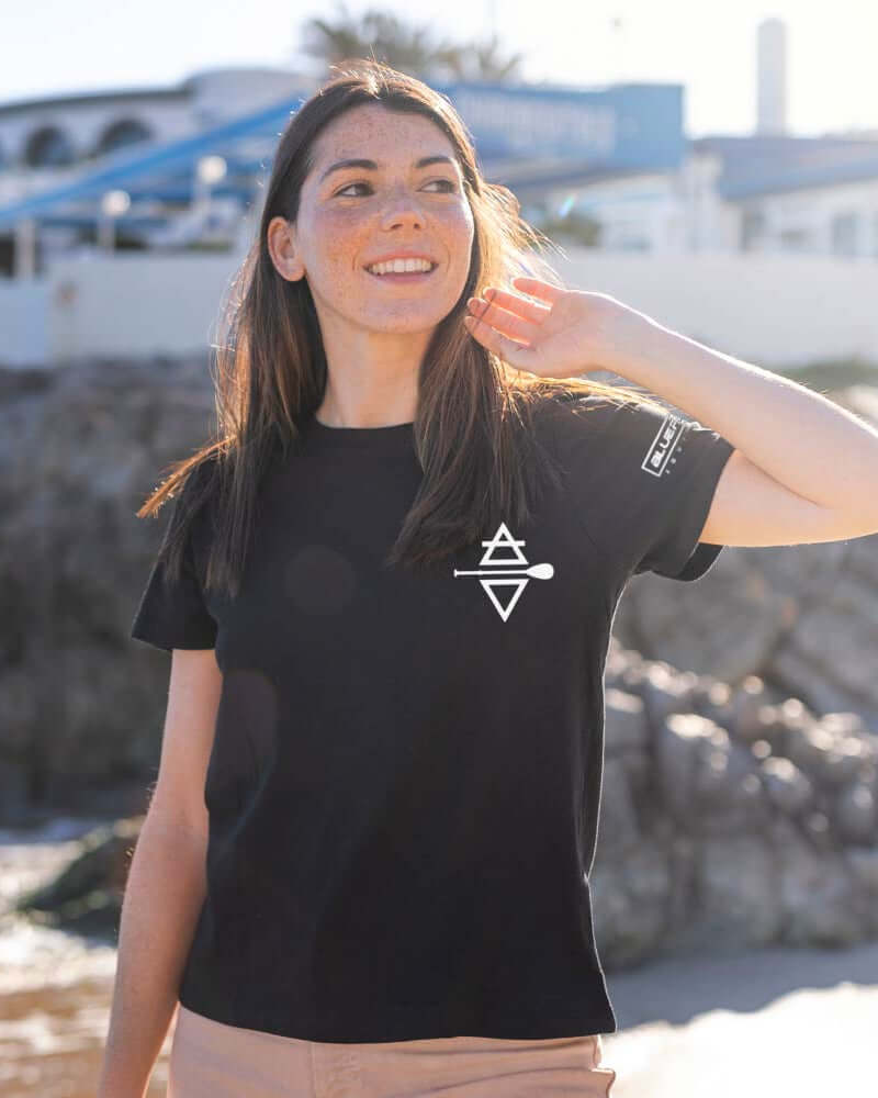 Bluefin Born To Paddle Black T-Shirt - universal style and fit