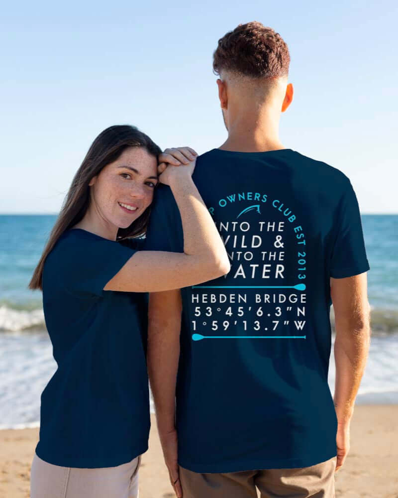 Bluefin SUP Owners Club Navy T-Shirt - Available in sizes S, M, L, and XL
