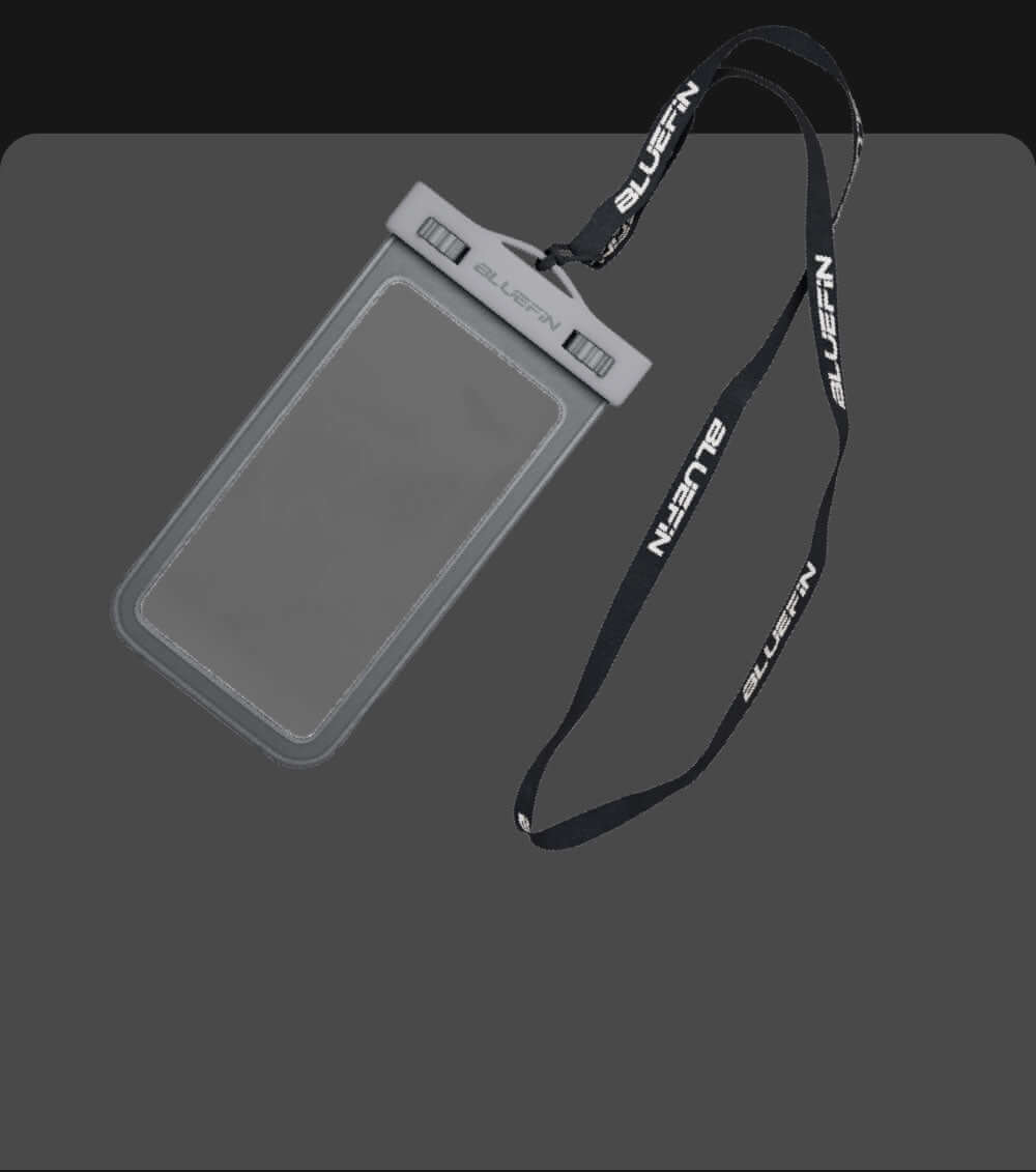 Bluefin SUP waterproof phone case with adjustable strap, ideal for outdoor activities.
