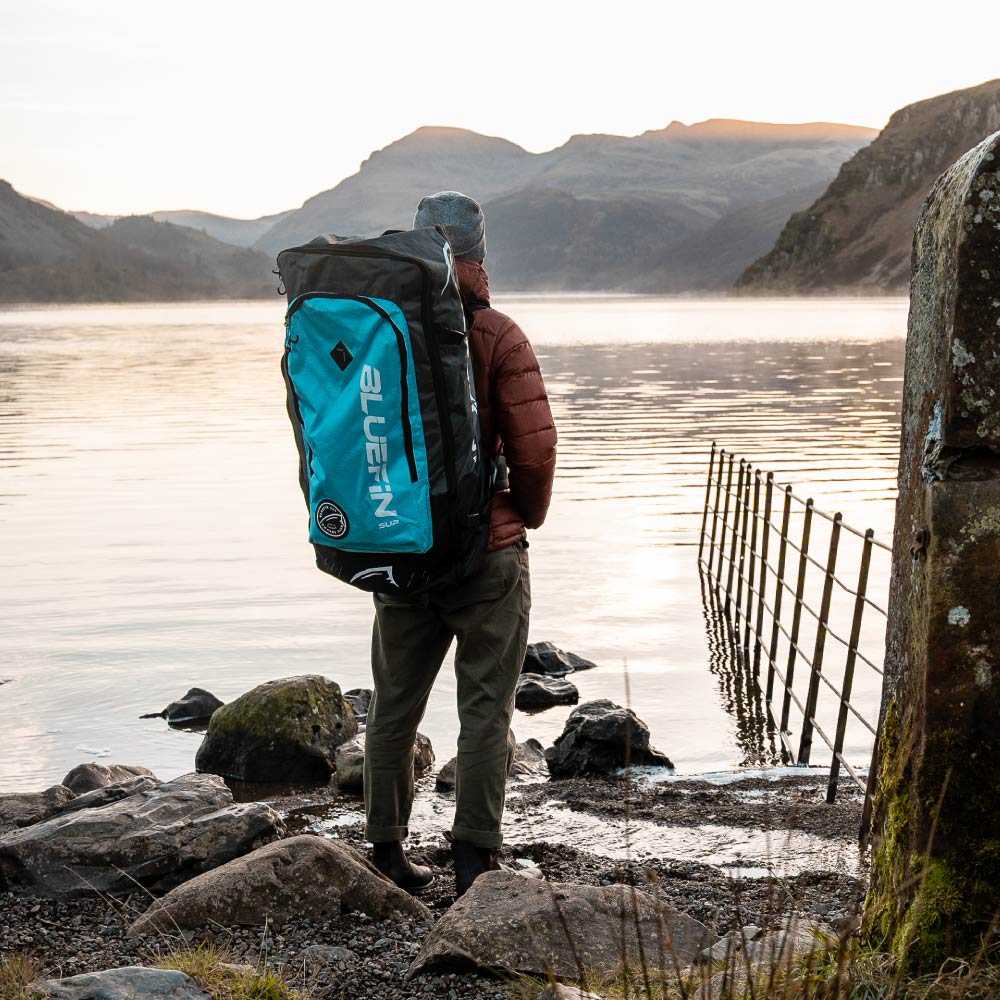 Inflatable SUP Cruise Core backpack with a large storage space