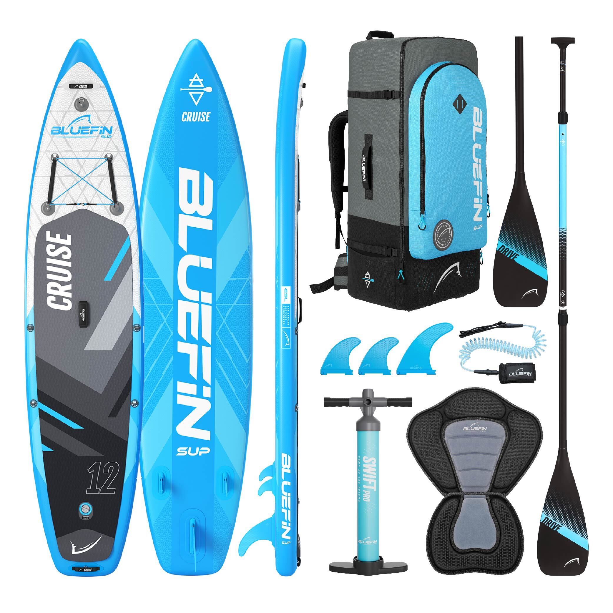 Cruise 12 Inflatable SUP Paddleboard
