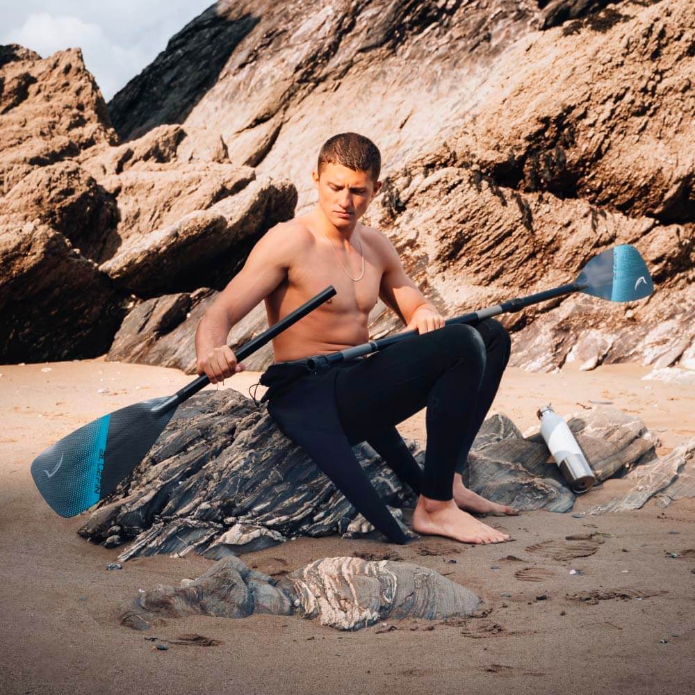 Bluefin Inflatable Kayak Paddle - 3-piece design