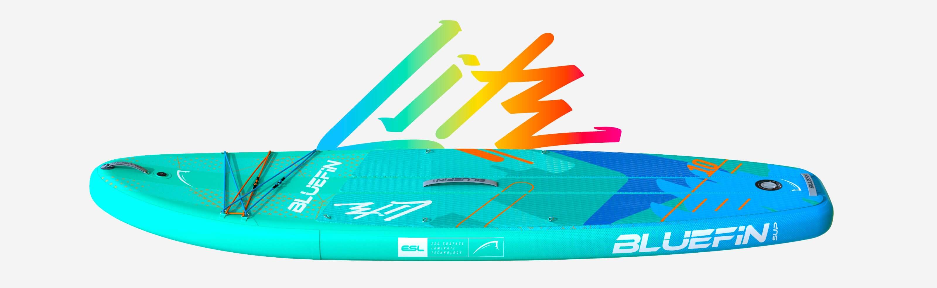 Image of the Inflatable paddle board,  Bluefin Lite Travel Sup
