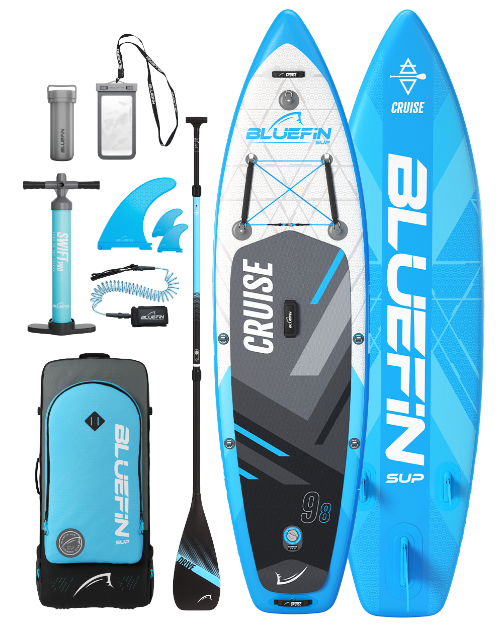 Legacy Blue Cruise 9'8 Premium Inflatable Paddleboard