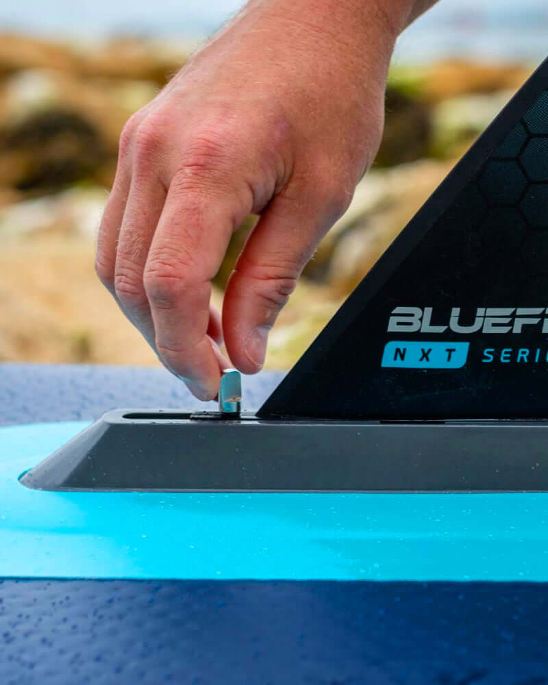 Bluefin SUP NXT Race fin easy to attach system