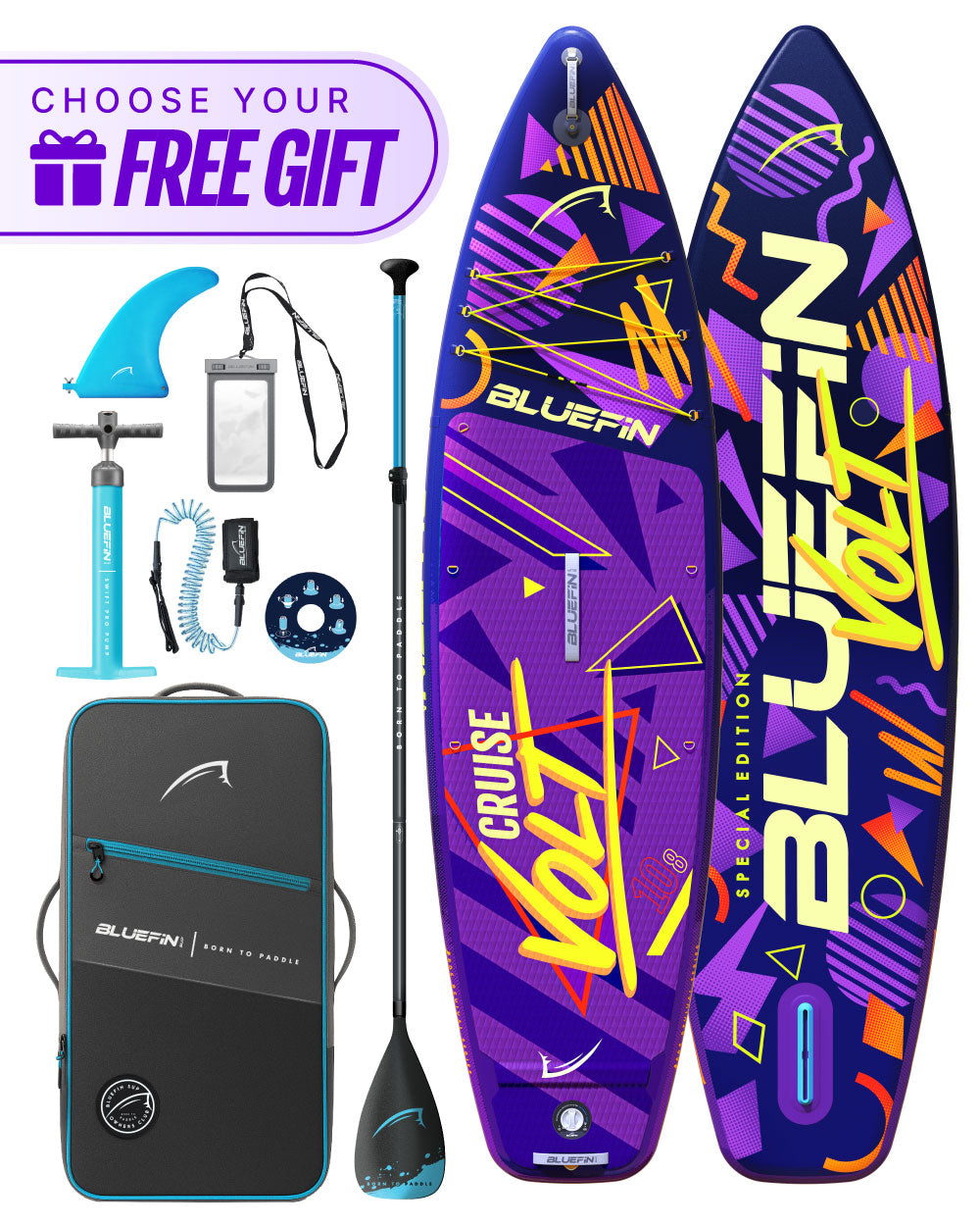 Cruise 10'8 Volt Limited Edition Premium Inflatable SUP Paddleboard