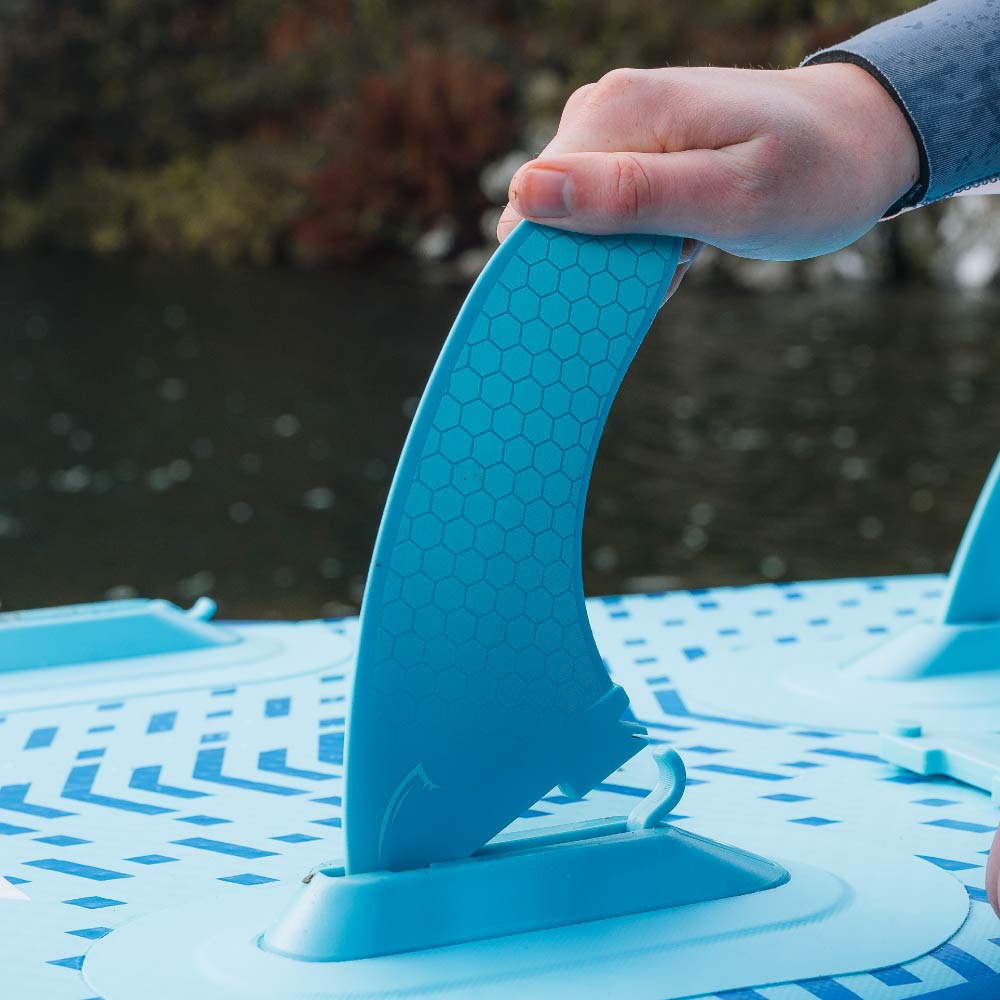 Small Blue Smartlock Fin