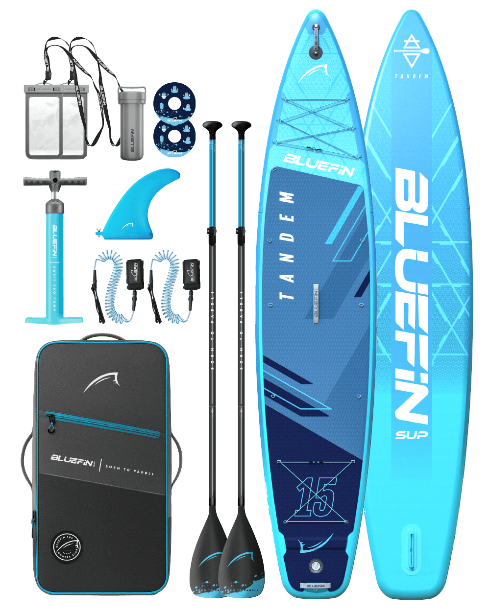 Tandem board for two people full package