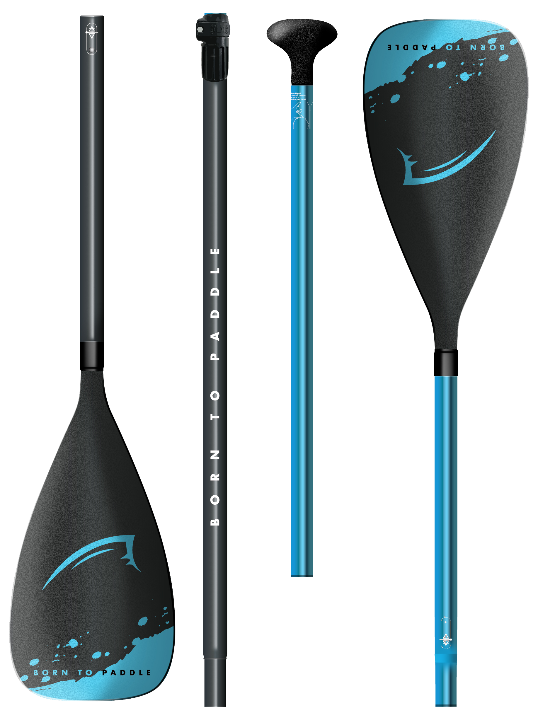 4-Piece Aluminium Paddle