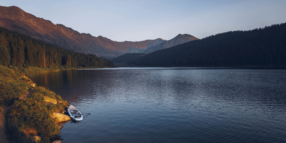 SUP on a lake