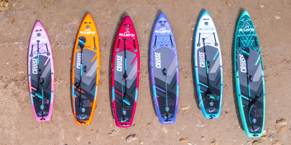 row of paddlebaords