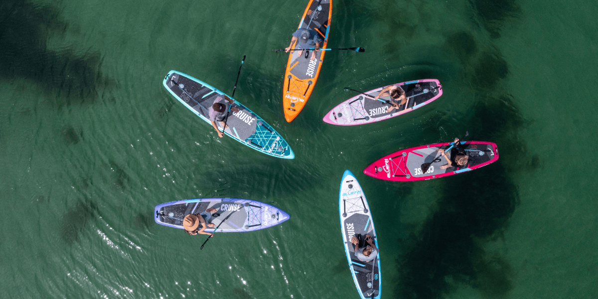 paddleboarders