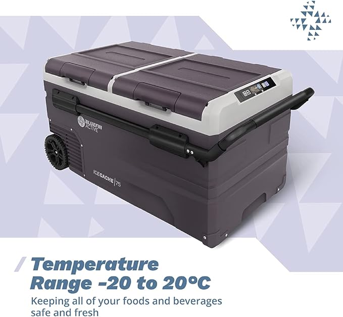 Portable Fridge Freezer Ice Cache