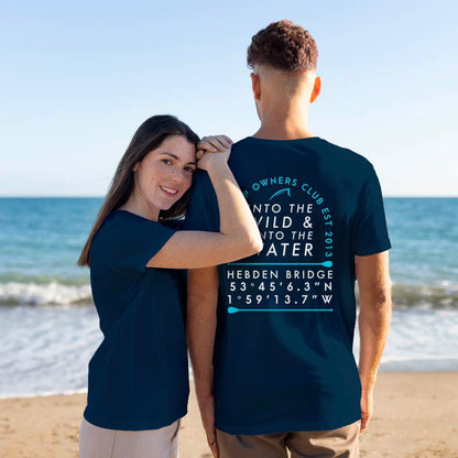 Bluefin SUP Owners Club Navy T-Shirt - Available in sizes S, M, L, and XL