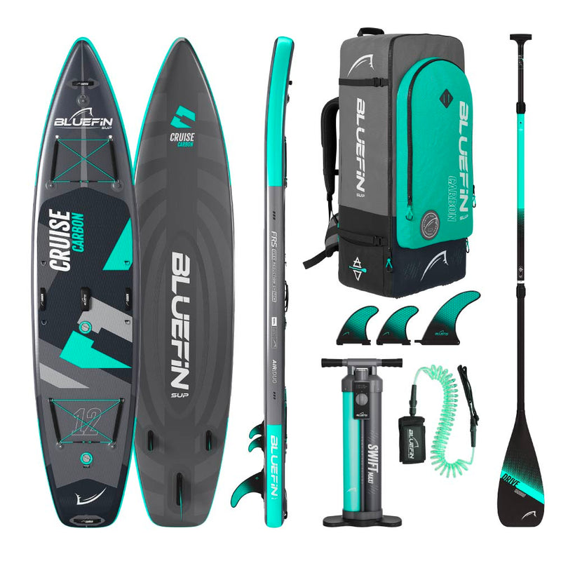 Bluefin Cruise Premium SUP Set - Tavola Da Paddle Gonfiabile, Con Zaino, Pagaia E Pompa, Garanzia 5 Anni - Foto 9