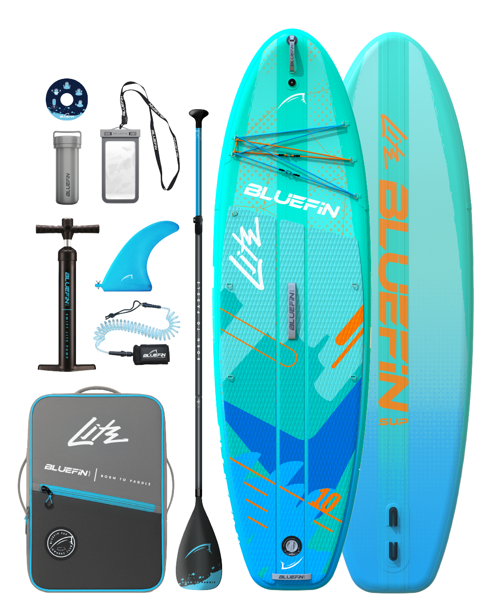 Blue Lagoon Compact Lite 10' Inflatable Paddleboard