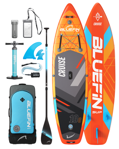 Cruise 10'8 Sunburst Orange Inflatable Paddleboard (2024 Edition)