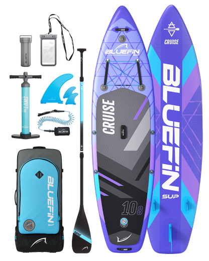 Cruise 10'8 Paddle Purple Inflatable Paddleboard (2024 Edition)