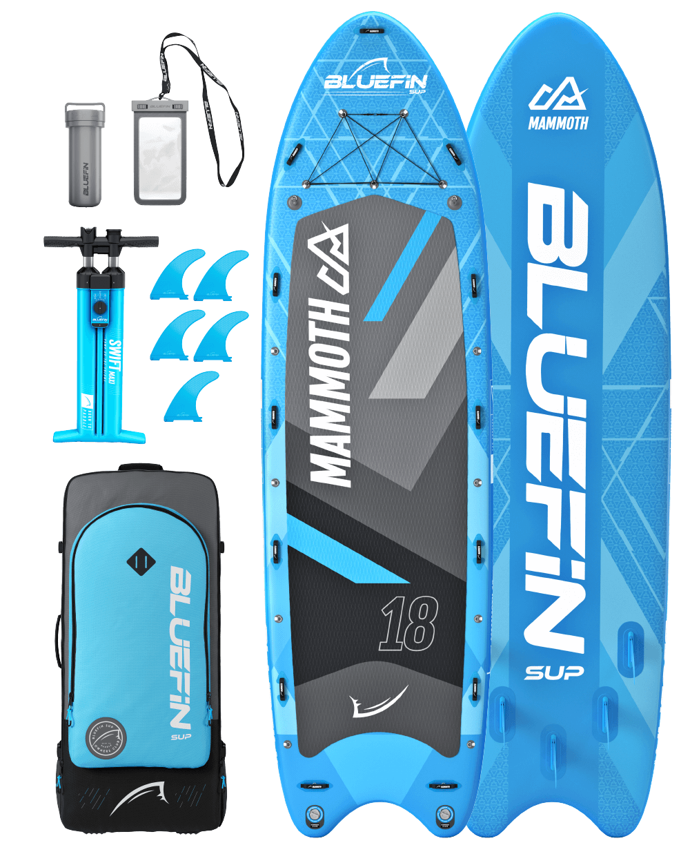Best Inflatable Paddle Board for 2024 68 Mammoth 18' Inflatable Paddleboard