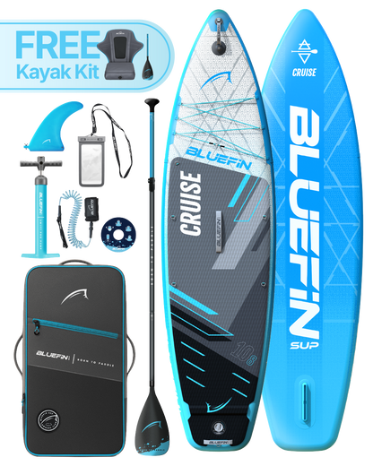 SUPボード　RINGFINGER 9'8 Blue Blue Original Cruise 10'8 Inflatable SUP Board – Bluefin SUP