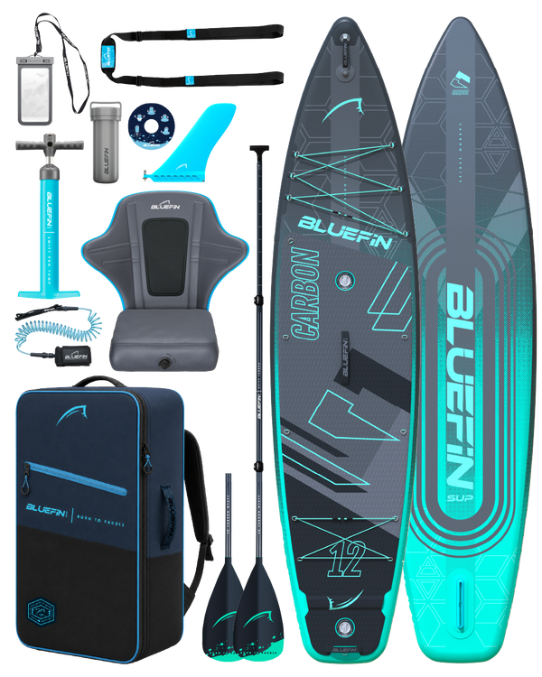 Mint Carbon 12' Premium Inflatable SUP Paddleboard