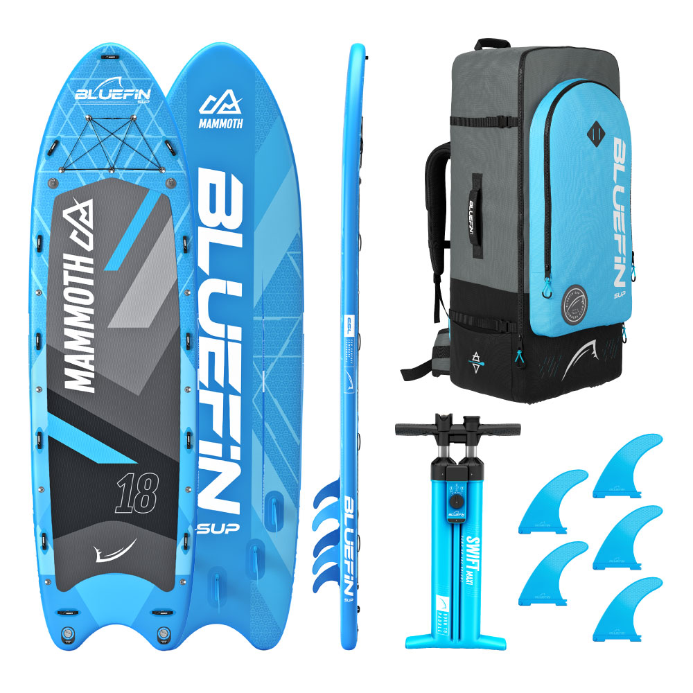 Blue fin paddle deals board