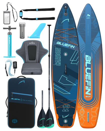 New Carbon 12' Premium Inflatable Paddleboard