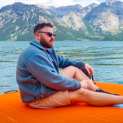 Bluefin Inflatable Paddle Board Play Air Dock 7' - Lifestyle in Spring