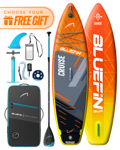 Orange Sunset Cruise 10'8 Premium Inflatable SUP Paddleboard