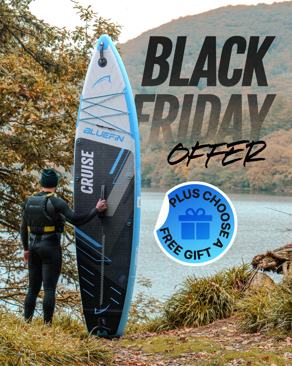 Blue Original Cruise 10'8 Premium Inflatable Paddleboard