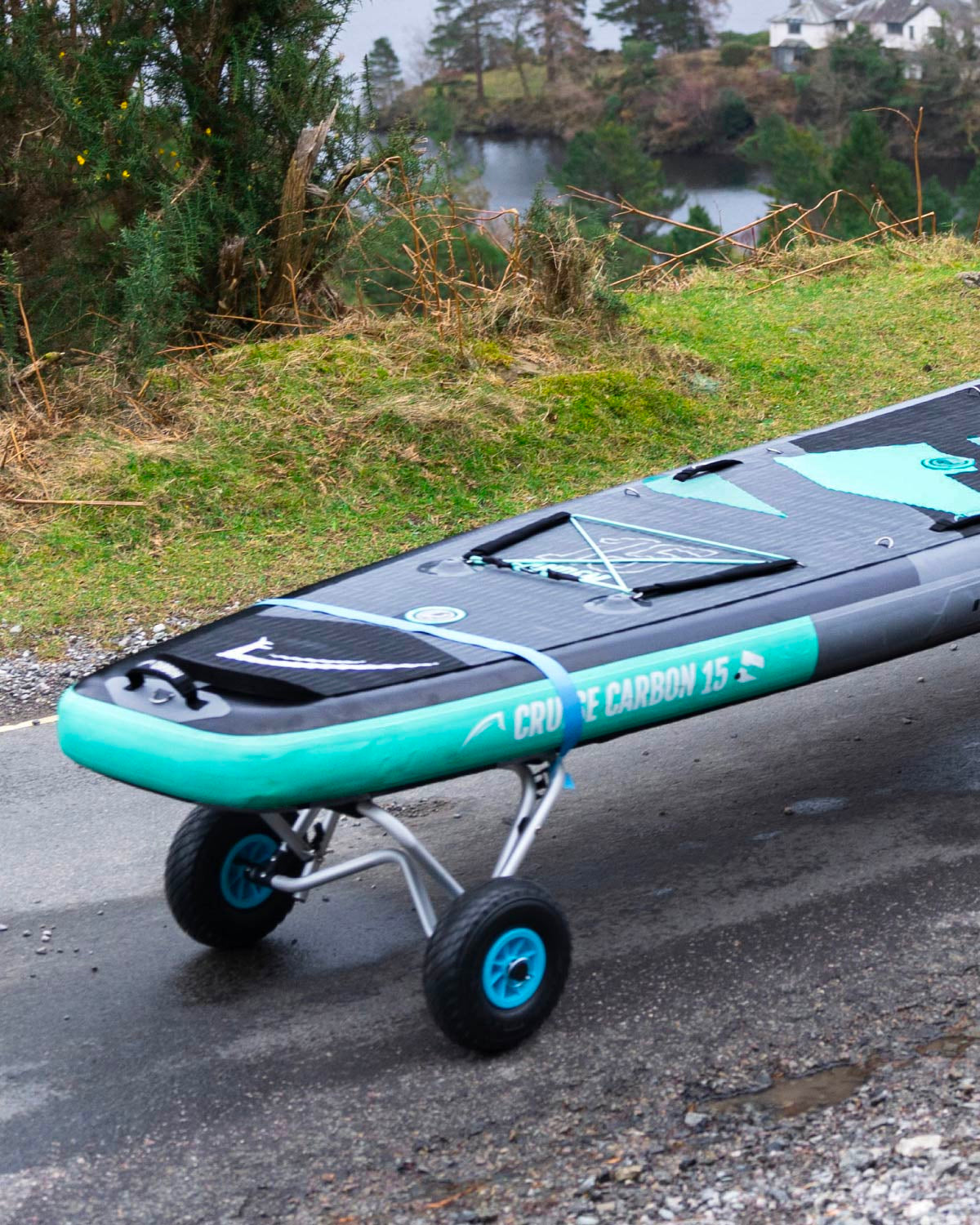 Bluefin SUP and Kayak Trolley ensures the boards of all sizes are secure