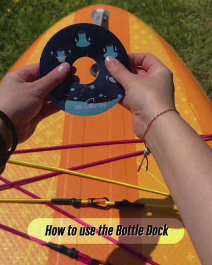 Video showcasing how to use the Bluefin Bottle Dock drinks holder